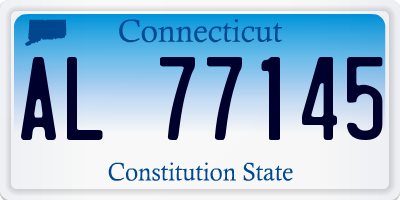 CT license plate AL77145
