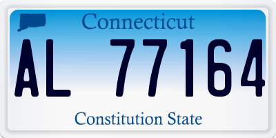 CT license plate AL77164