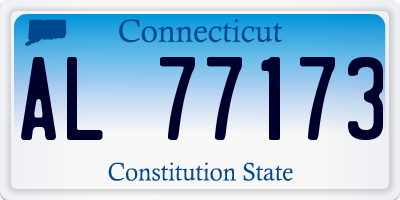 CT license plate AL77173