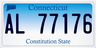 CT license plate AL77176