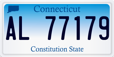 CT license plate AL77179