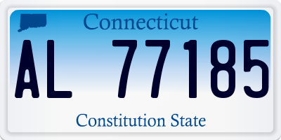 CT license plate AL77185