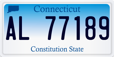 CT license plate AL77189