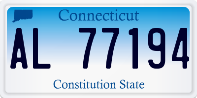 CT license plate AL77194