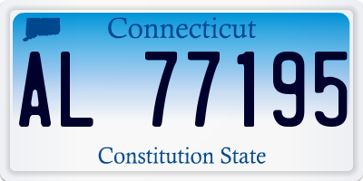 CT license plate AL77195