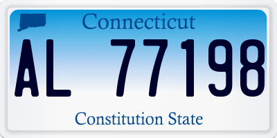 CT license plate AL77198