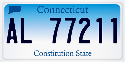 CT license plate AL77211