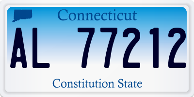 CT license plate AL77212