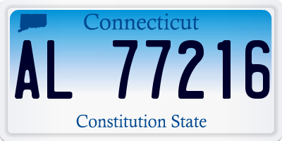 CT license plate AL77216