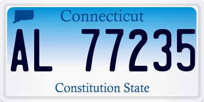 CT license plate AL77235