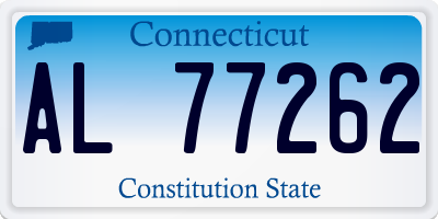 CT license plate AL77262