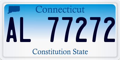 CT license plate AL77272
