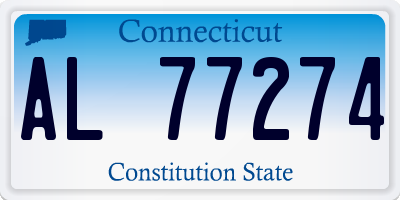 CT license plate AL77274