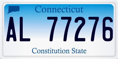 CT license plate AL77276