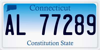 CT license plate AL77289