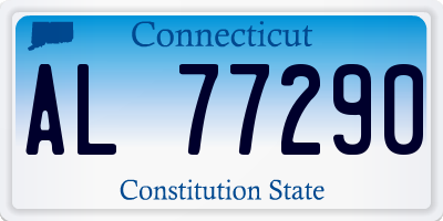 CT license plate AL77290