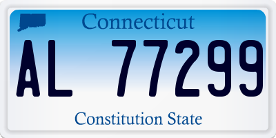 CT license plate AL77299