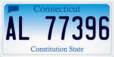 CT license plate AL77396