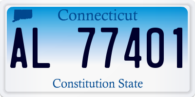 CT license plate AL77401