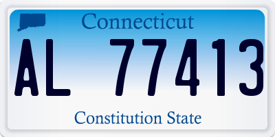 CT license plate AL77413