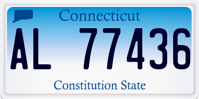 CT license plate AL77436