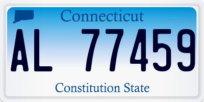 CT license plate AL77459