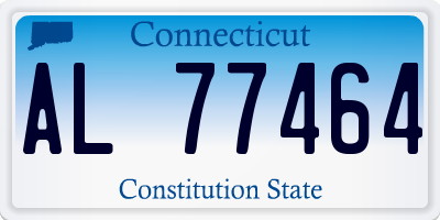 CT license plate AL77464