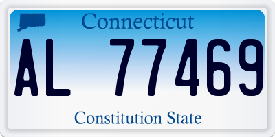 CT license plate AL77469