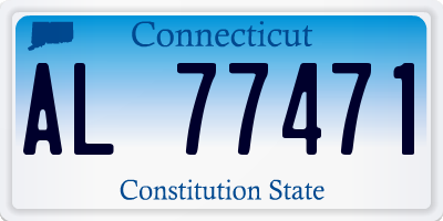 CT license plate AL77471