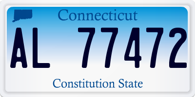 CT license plate AL77472