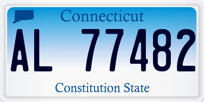 CT license plate AL77482