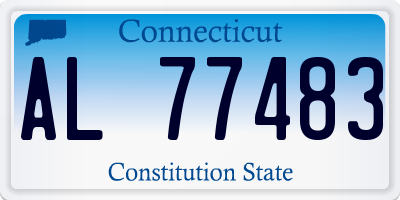 CT license plate AL77483