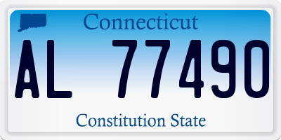 CT license plate AL77490