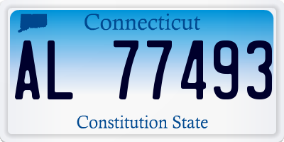 CT license plate AL77493