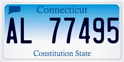 CT license plate AL77495