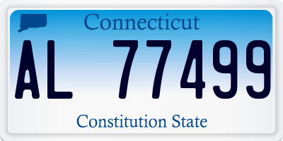 CT license plate AL77499