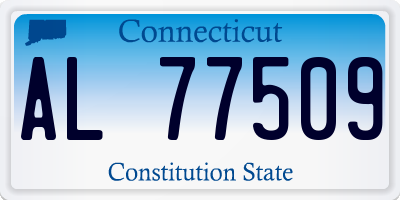 CT license plate AL77509