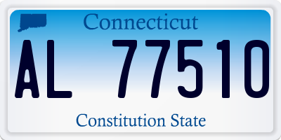 CT license plate AL77510