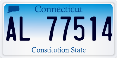 CT license plate AL77514
