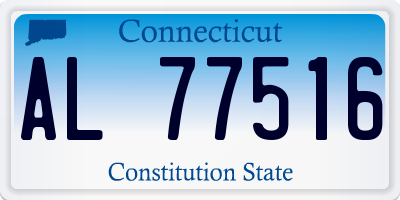 CT license plate AL77516