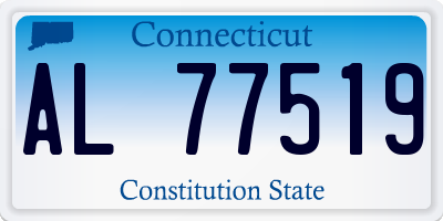 CT license plate AL77519