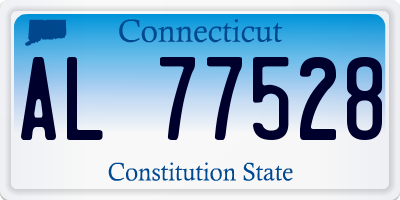 CT license plate AL77528