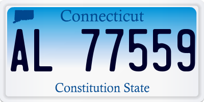 CT license plate AL77559