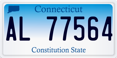 CT license plate AL77564