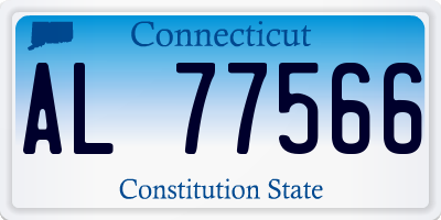 CT license plate AL77566