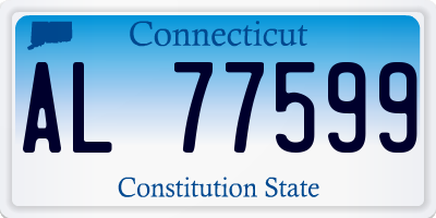CT license plate AL77599
