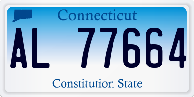 CT license plate AL77664