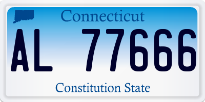 CT license plate AL77666