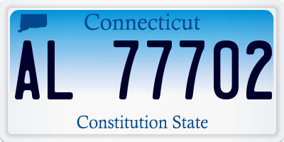 CT license plate AL77702