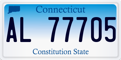 CT license plate AL77705
